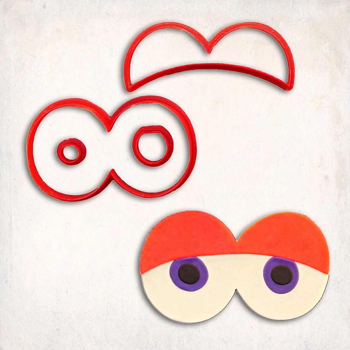 Eye Balls Detay Kurabiye Kalıp Seti 4’lü