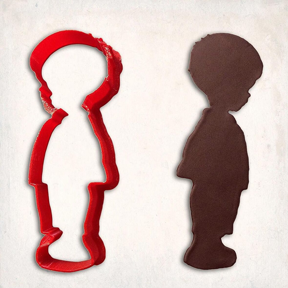 Erkek Bebek Kurabiye Kalıbı Şekillendirici Kopat