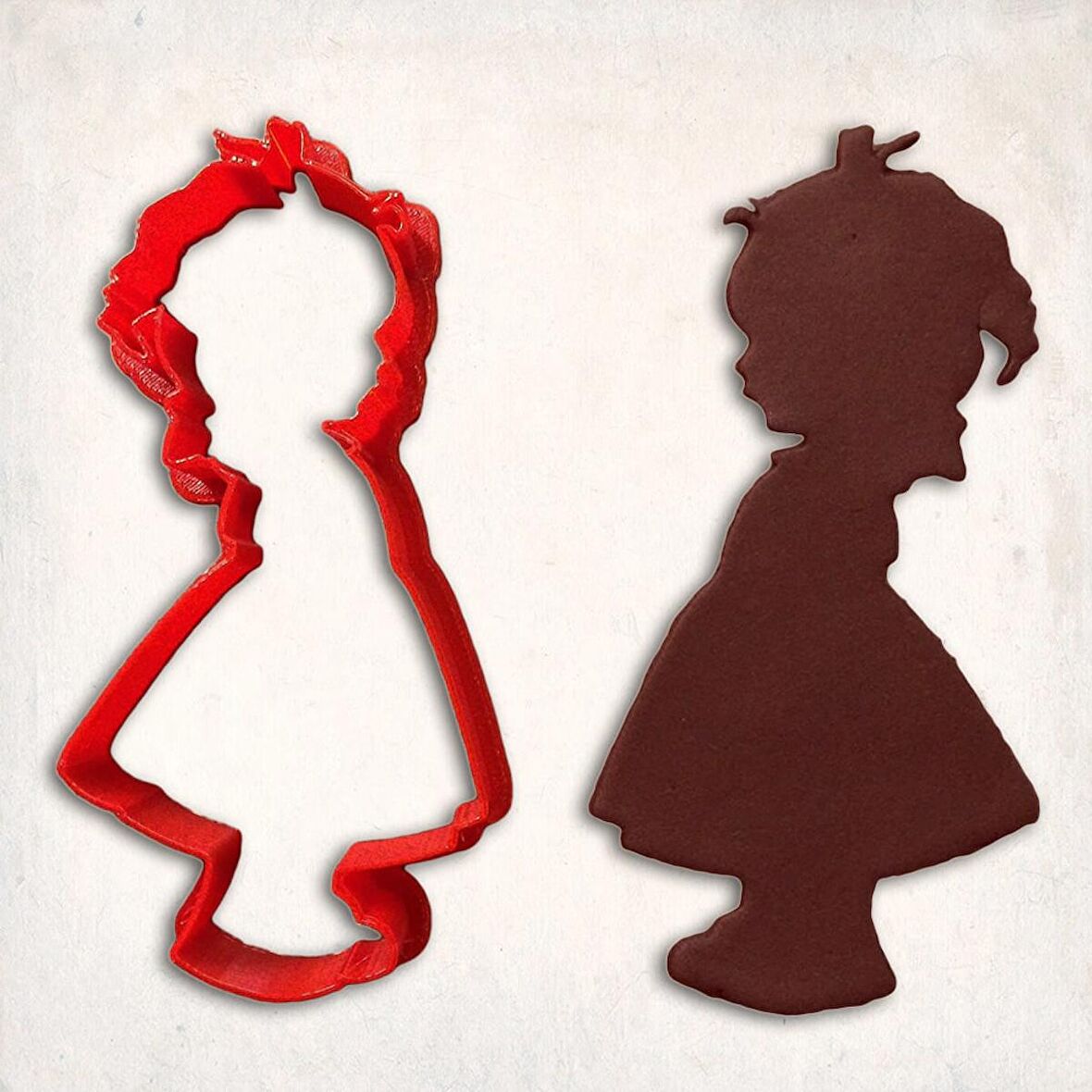 Kız Bebek Kurabiye Kalıbı Şekillendirici Kopat