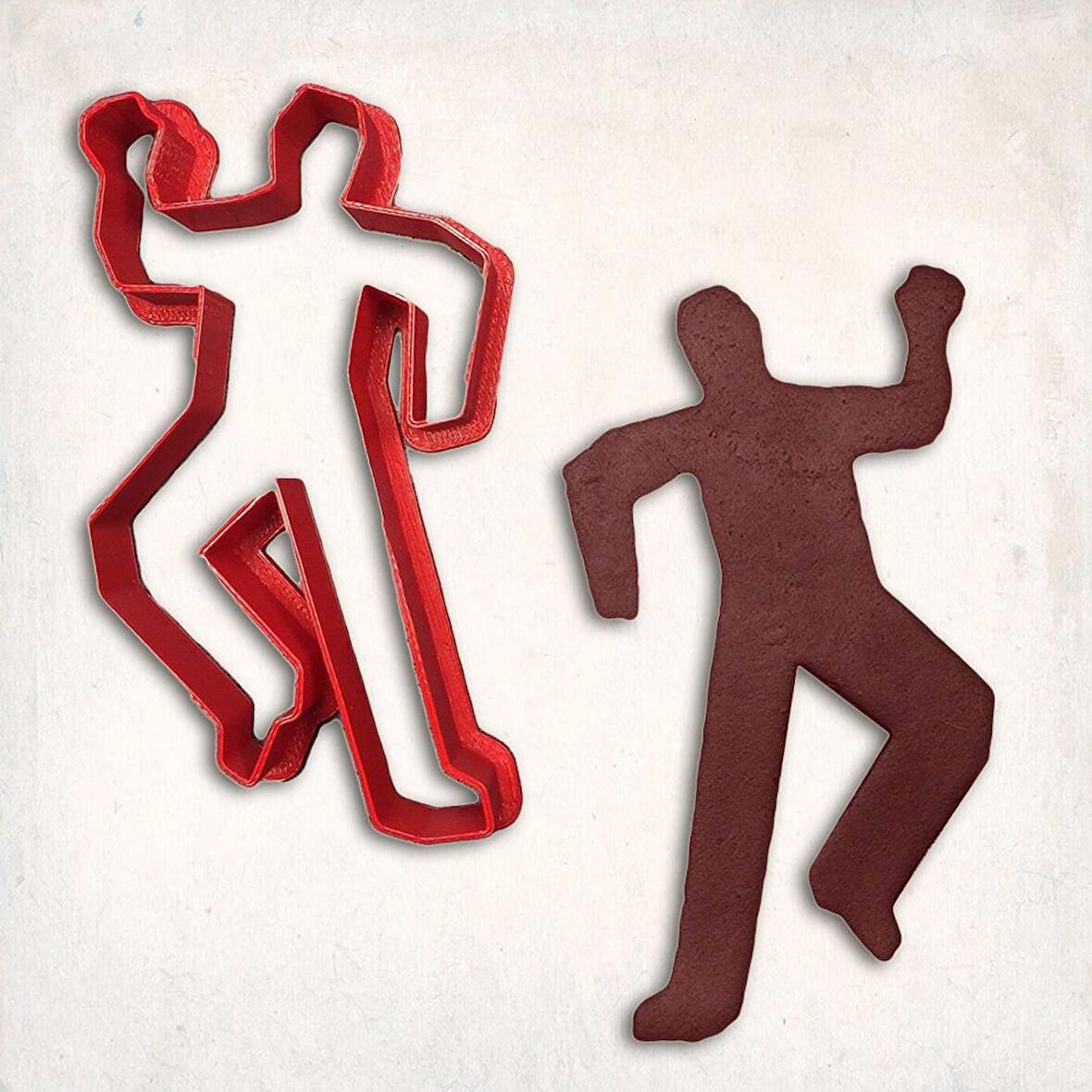 Adam Gövde Kurabiye Kalıbı Şekillendirici Kopat