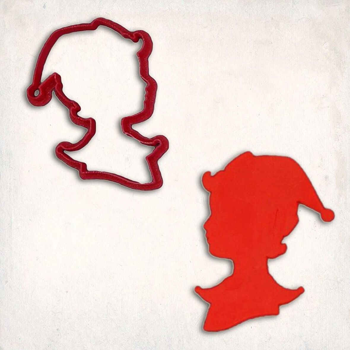 Noel Elf Kurabiye Kalıbı Şekillendirici Kopat