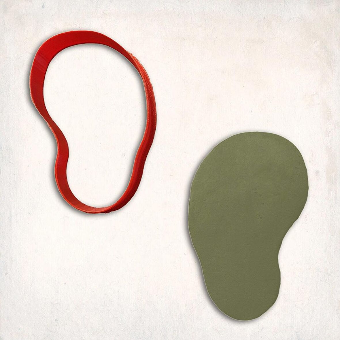 Kulak Kurabiye Kalıbı Şekillendirici Kopat