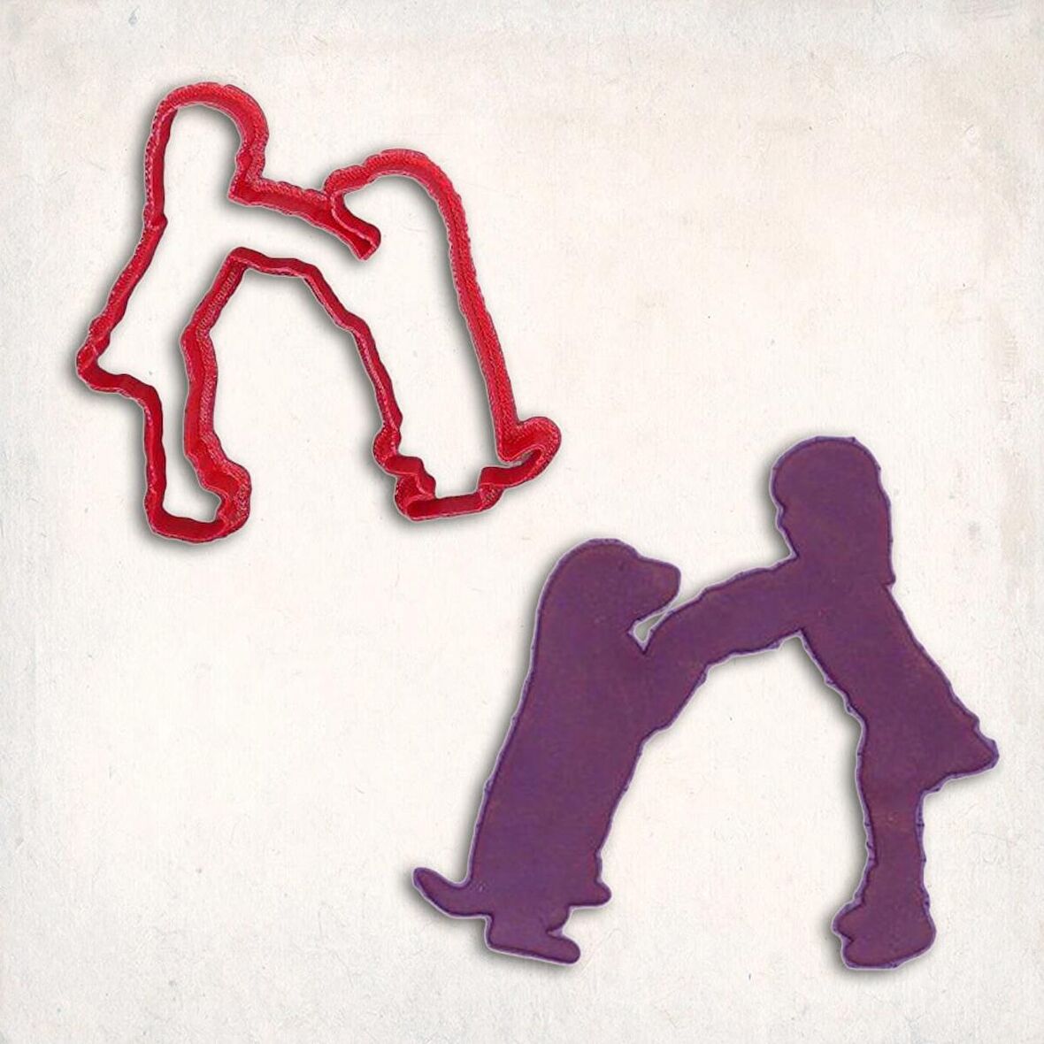 Köpekli Kız Kurabiye Kalıbı Şekillendirici Kopat