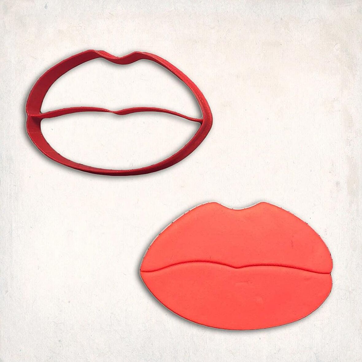 Dudak-2 Kurabiye Kalıbı Şekillendirici Kopat