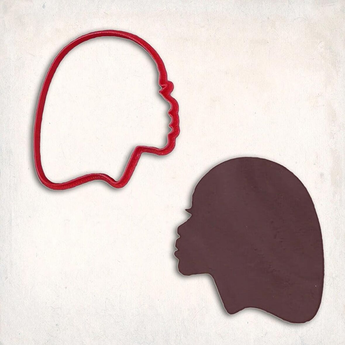 Kadın Kafa Kurabiye Kalıbı Şekillendirici Kopat