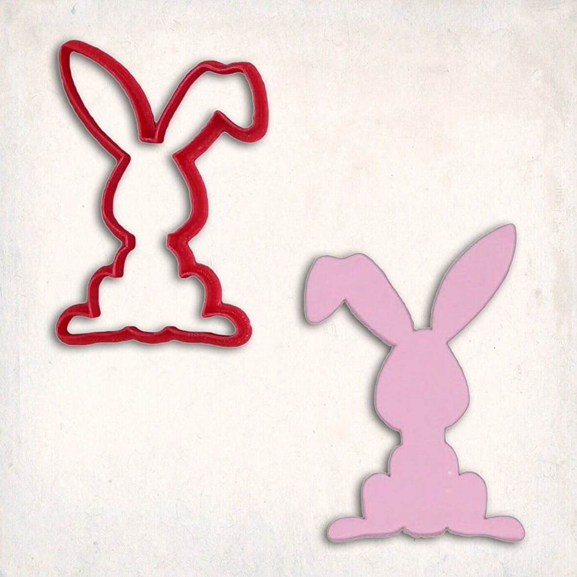 Tavşan Gövde Kurabiye Kalıbı Şekillendirici Kopat