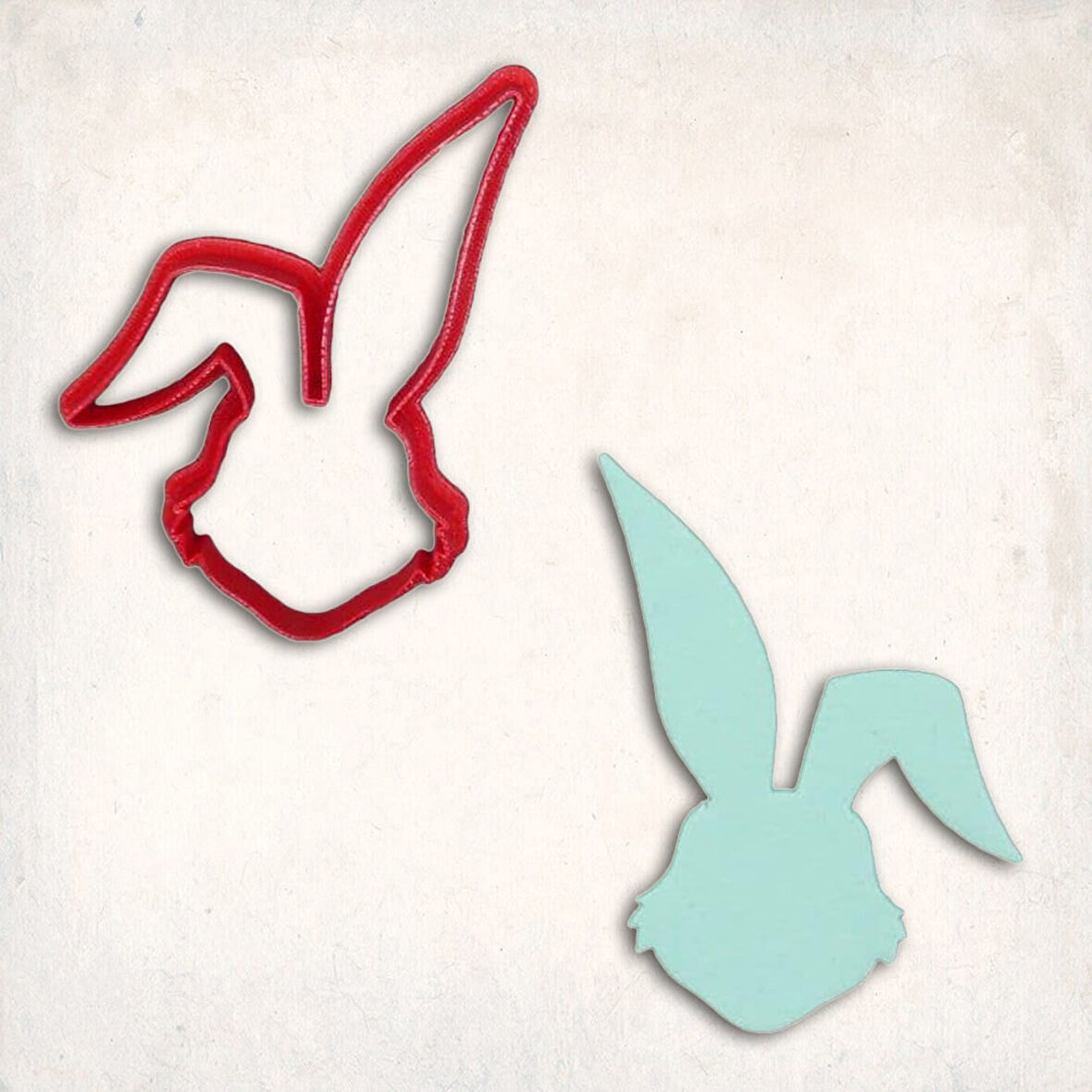 Tavşan Kafa Kurabiye Kalıbı Şekillendirici Kopat