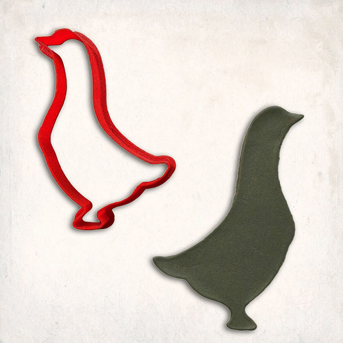 Kaz Kurabiye Kalıbı Şekillendirici Kopat