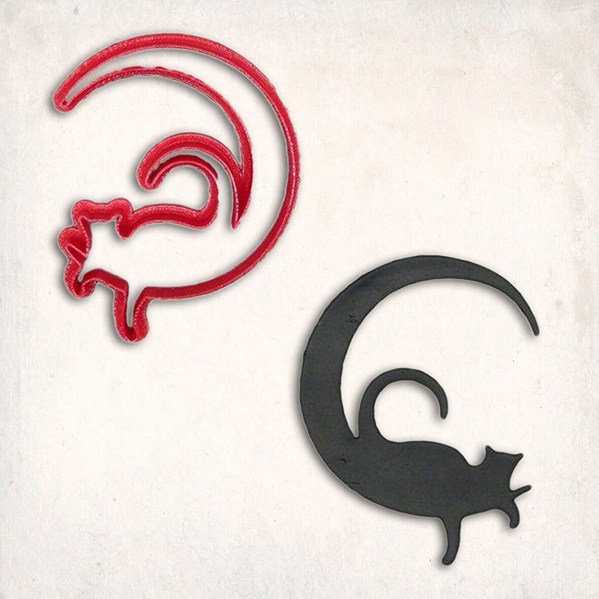 Kedi Ay Kurabiye Kalıbı Şekillendirici Kopat