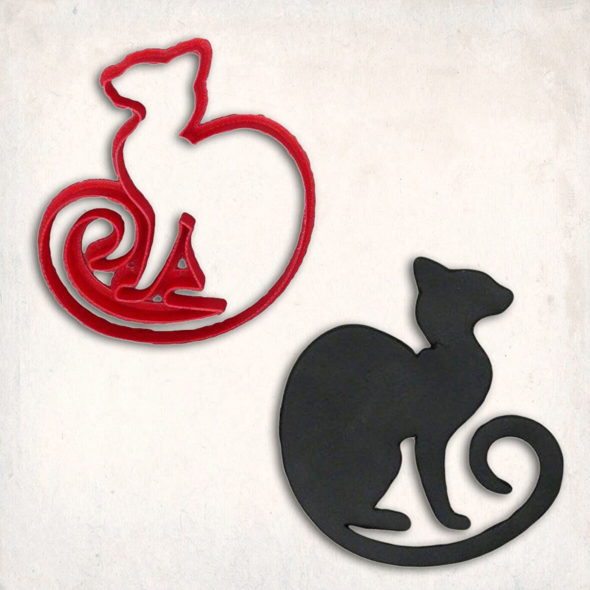 Mısır Kedisi Kurabiye Kalıbı Şekillendirici Kopat