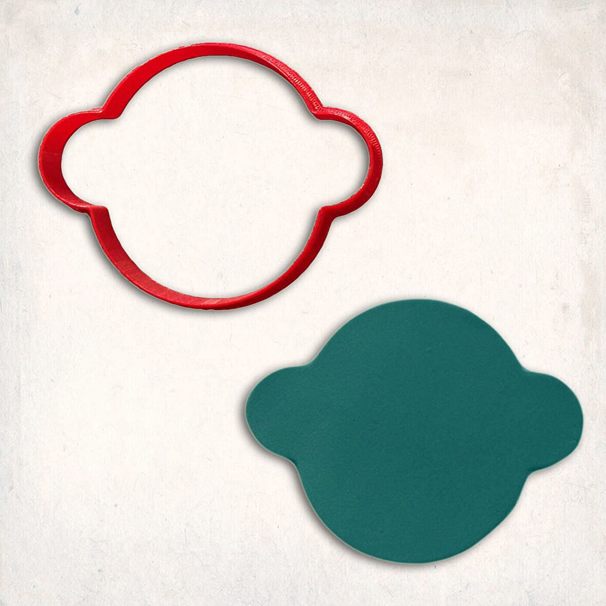 Maymun Yüz Kurabiye Kalıbı Şekillendirici Kopat