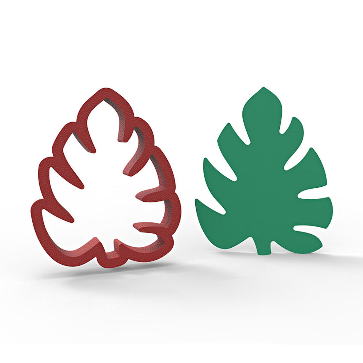 Tropikal Yaprak-2 Kurabiye Kalıbı Şekillendirici Kopat