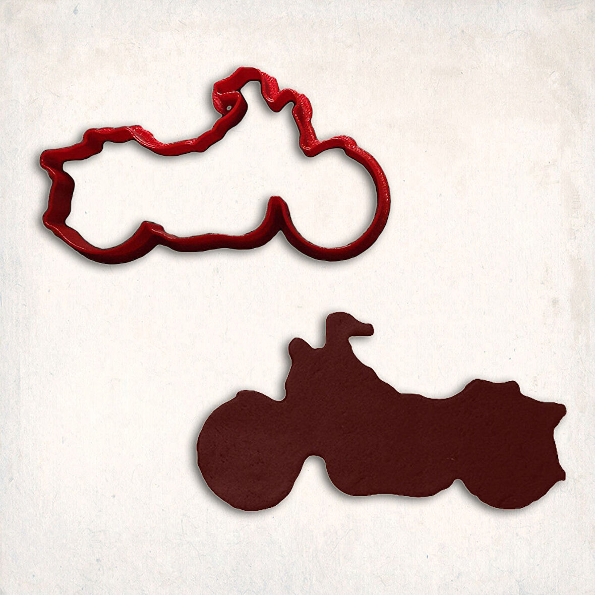 Motosiklet-1 Kurabiye Kalıbı Şekillendirici Kopat