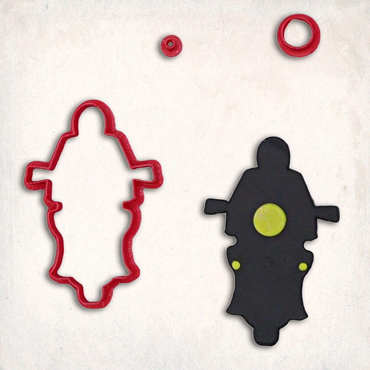 Motosiklet-2 Kurabiye Kalıbı Şekillendirici Kopat