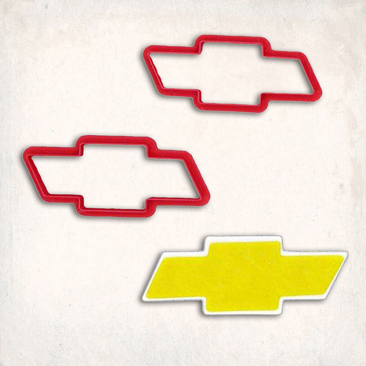 Chevrolet Logo Detay Kurabiye Kalıp Seti 2’li