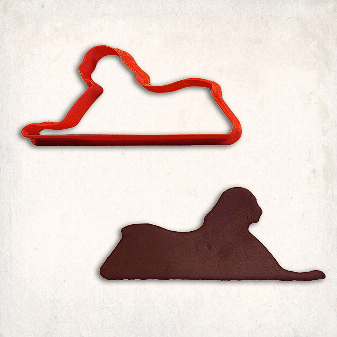 Sfenks Kurabiye Kalıbı Şekillendirici Kopat