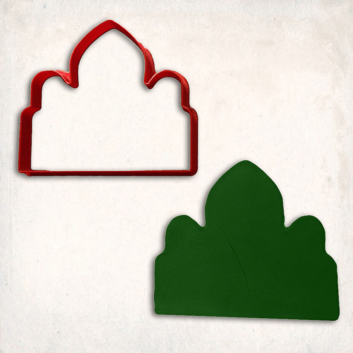 Tac Mahal Kurabiye Kalıbı Şekillendirici Kopat