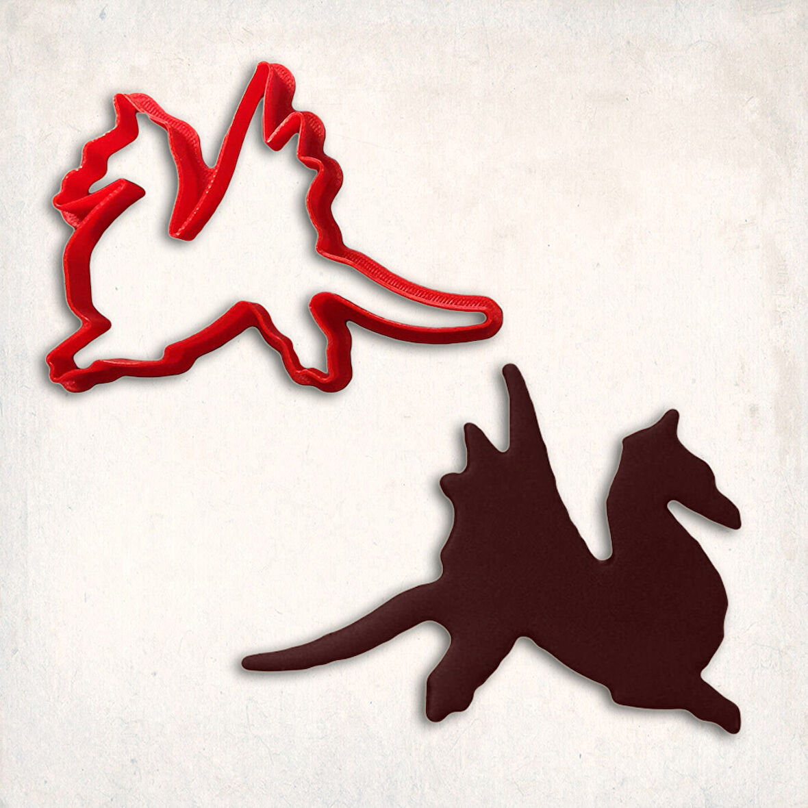 Dragon Dinozor Kurabiye Kalıbı Şekillendirici Kopat