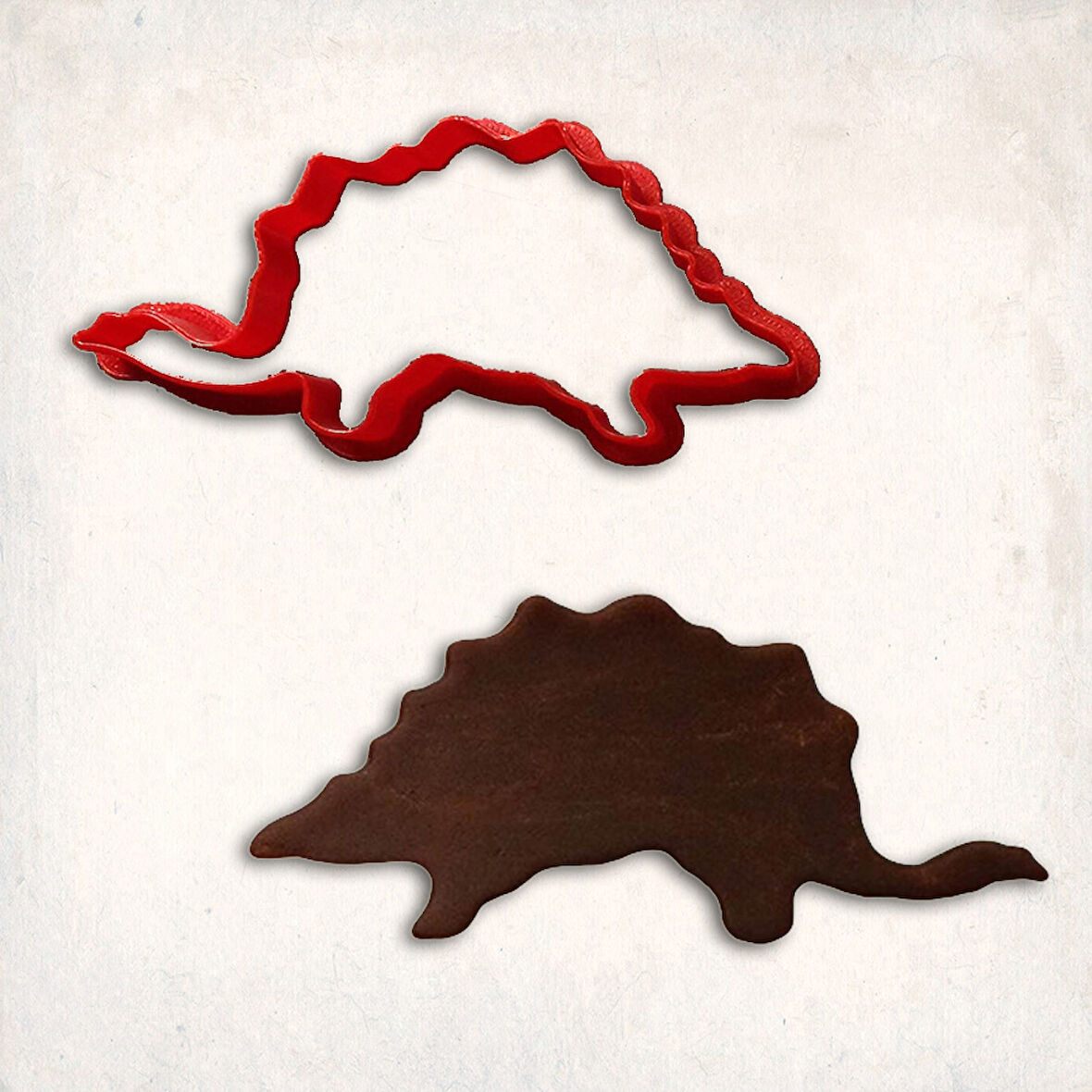 Stegosaurus Dinozor Kurabiye Kalıbı Şekillendirici Kopat