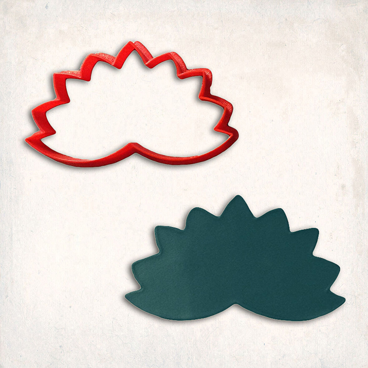 Lotus Kurabiye Kalıbı Şekillendirici Kopat