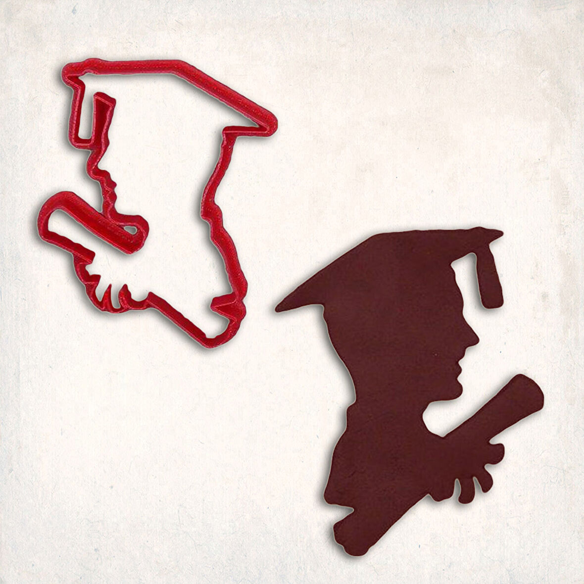 Mezuniyet Diplomalı Erkek Kurabiye Kalıbı Şekillendirici Kopat