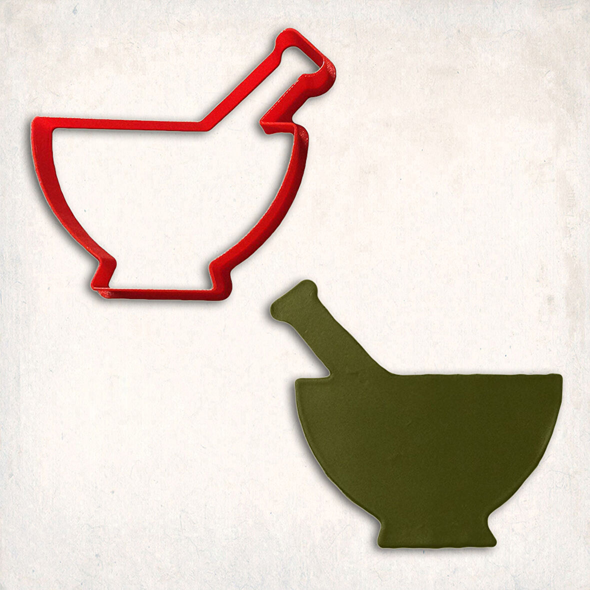 Havan Tokmak Kurabiye Kalıbı Şekillendirici Kopat