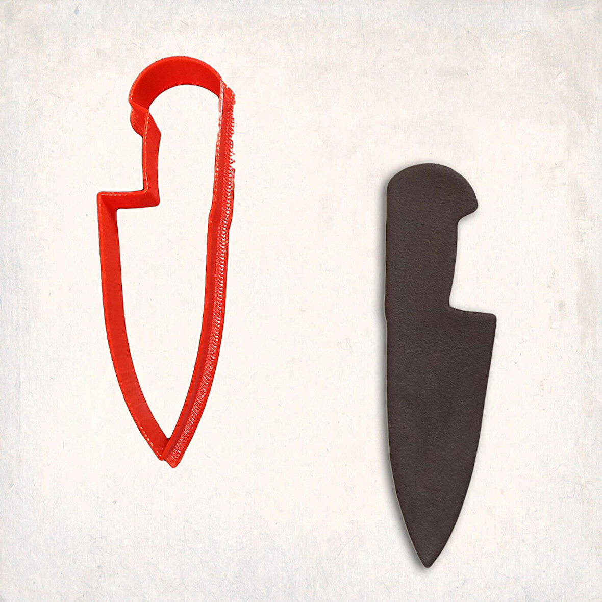 Şef Bıçağı Kurabiye Kalıbı Şekillendirici Kopat