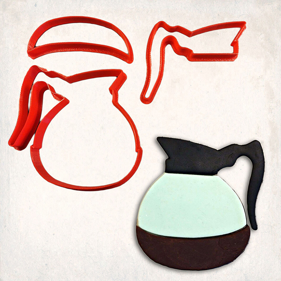 Demlik Detay Kurabiye Kalıp Seti 3’lü