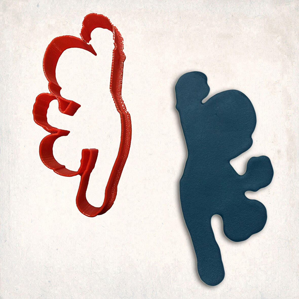 Süper Mario Kurabiye Kalıbı Şekillendirici Kopat