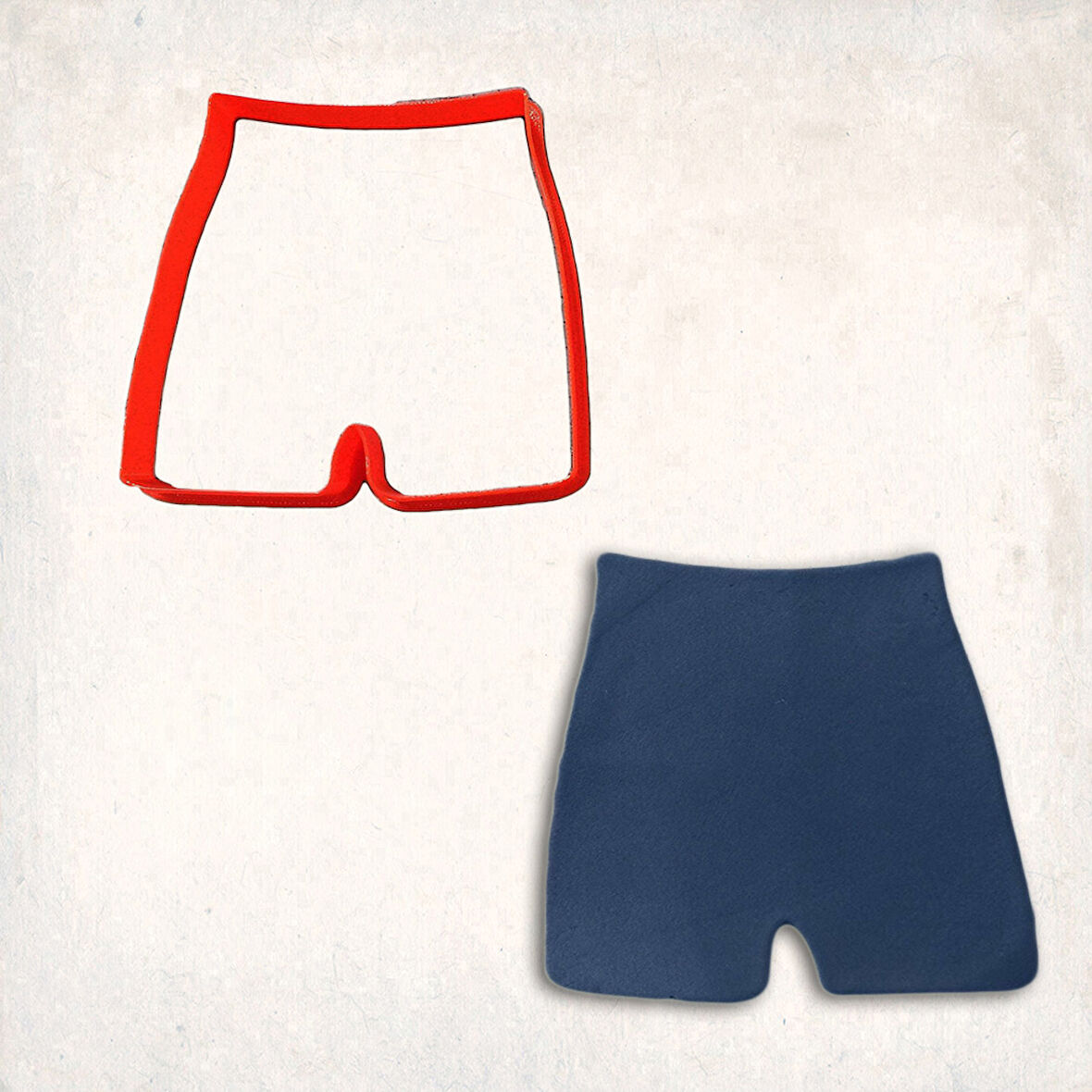 Yüksek Bel Şort Kurabiye Kalıbı Şekillendirici Kopat