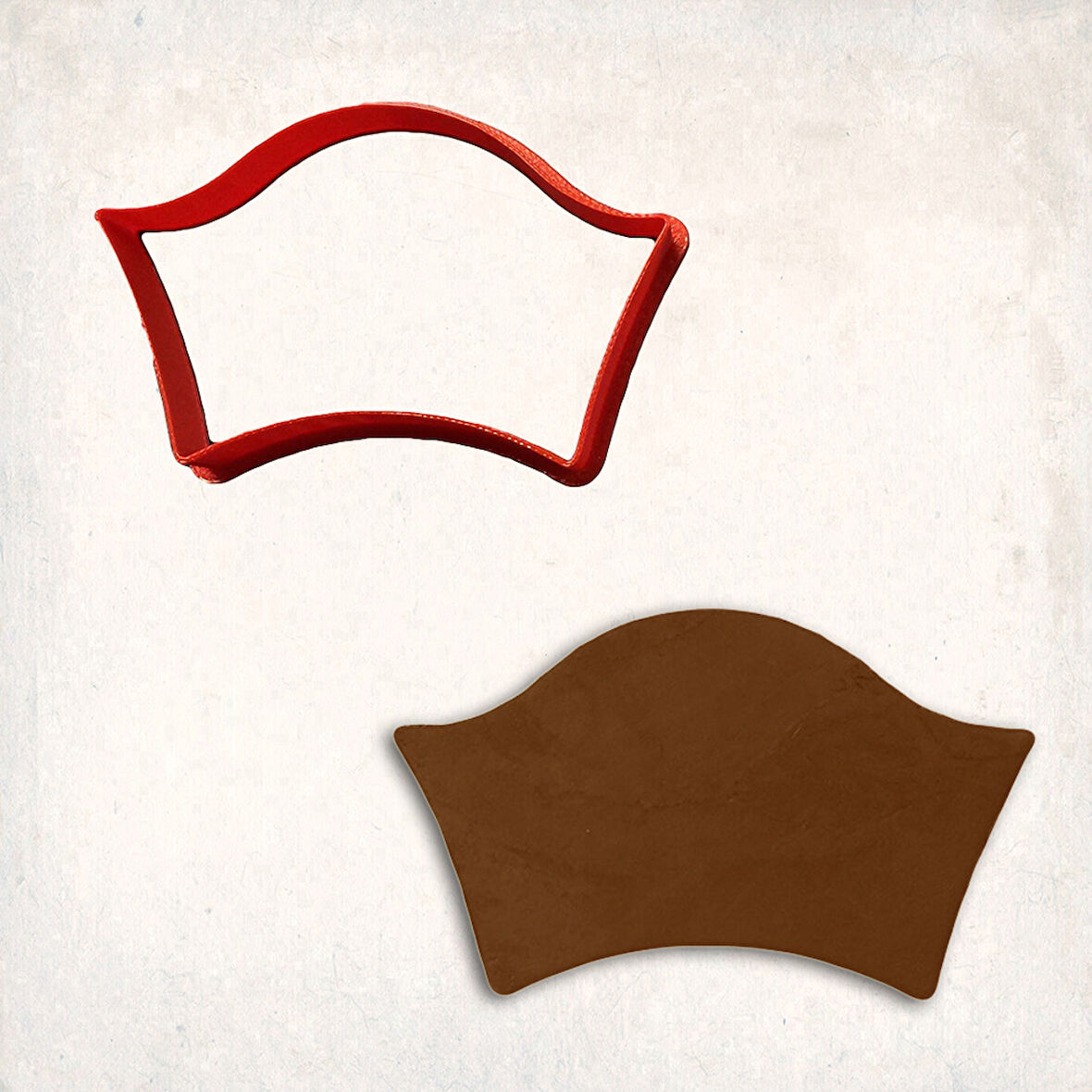 Hemşire Kepi Kurabiye Kalıbı Şekillendirici Kopat