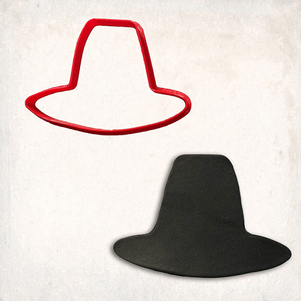 Pilgrim Şapka Kurabiye Kalıbı Şekillendirici Kopat