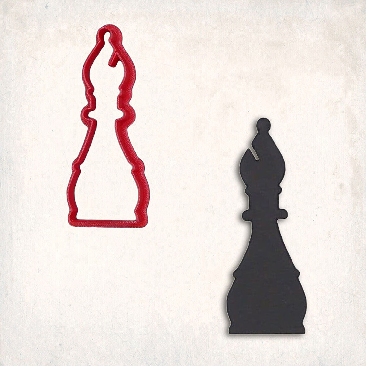 Satranç Fil Kurabiye Kalıbı Şekillendirici Kopat