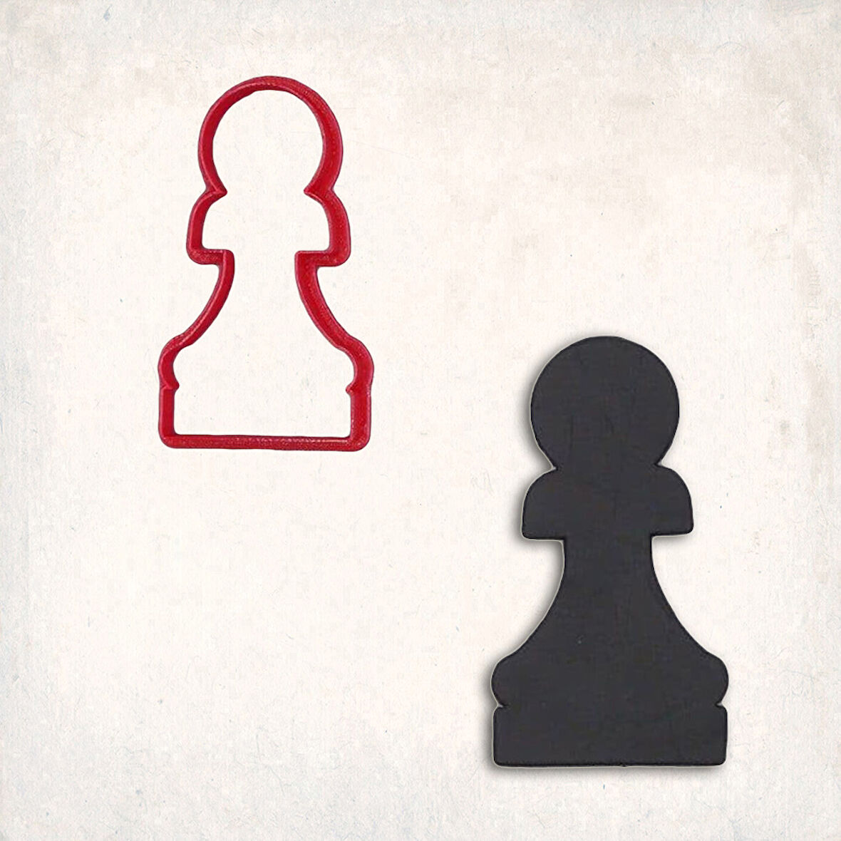 Satranç Piyon Kurabiye Kalıbı Şekillendirici Kopat