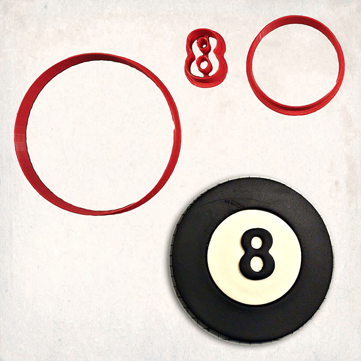 8 Top Detay Kurabiye Kalıp Seti 3’lü