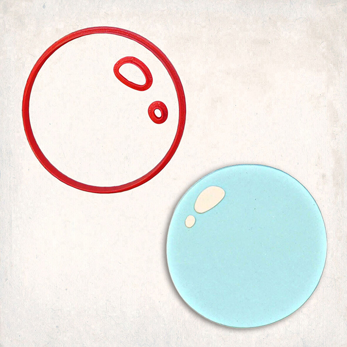 Bubble Kabarcık Detay Kurabiye Kalıp Seti 3’lü