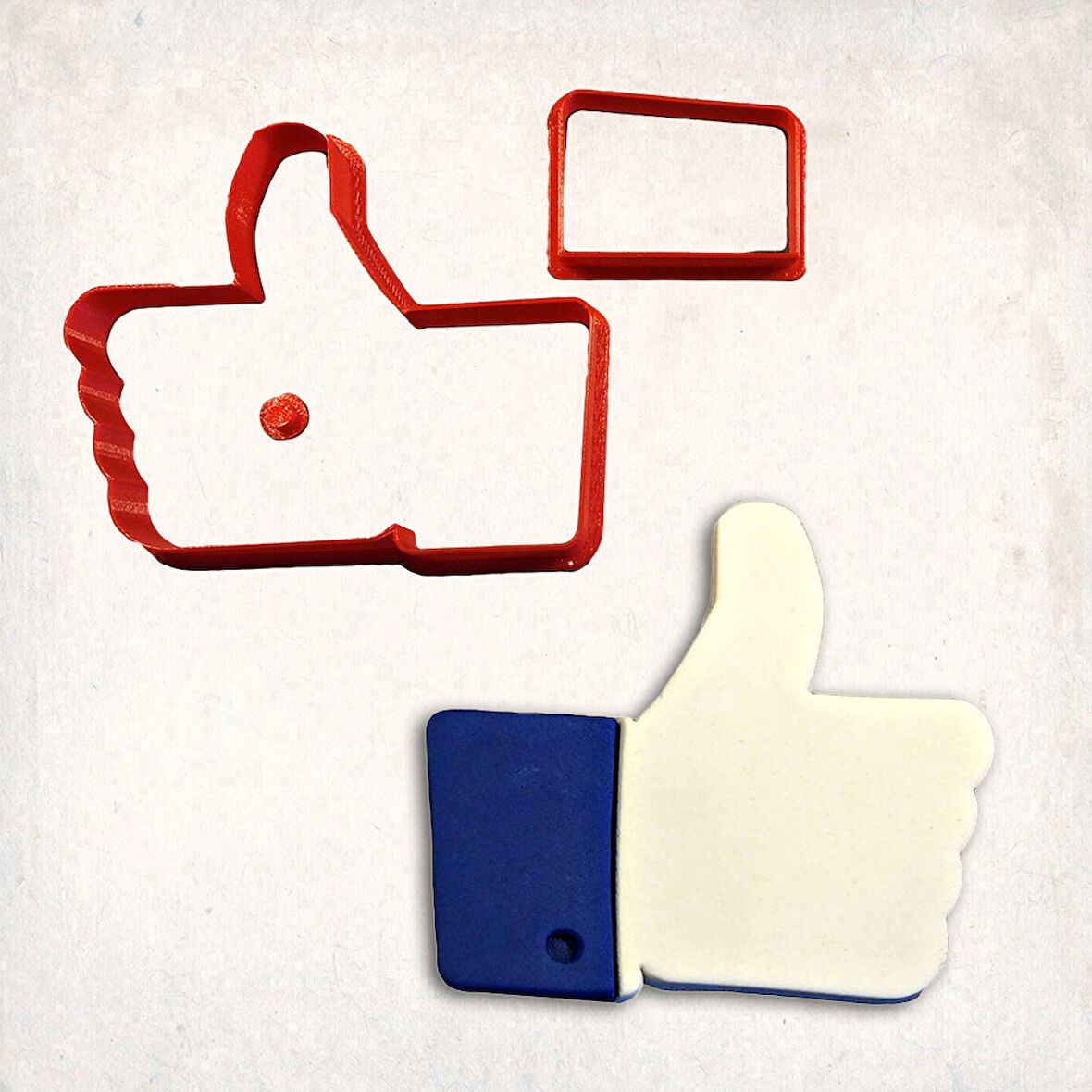 Like Beğeni Detay Kurabiye Kalıp Seti 2’li