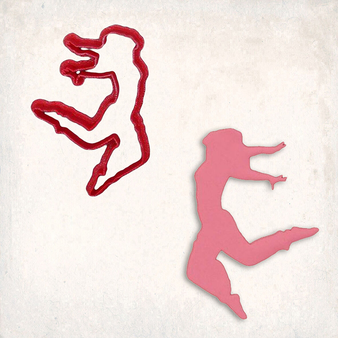 Dansçı Kız Kurabiye Kalıbı Şekillendirici Kopat