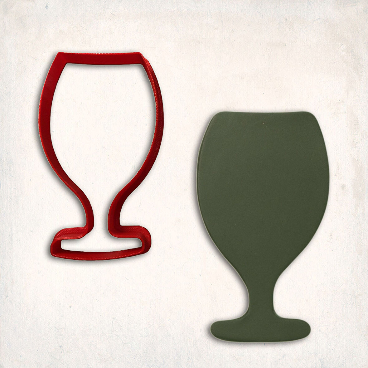 Şarap Kadehi Kurabiye Kalıbı Şekillendirici Kopat