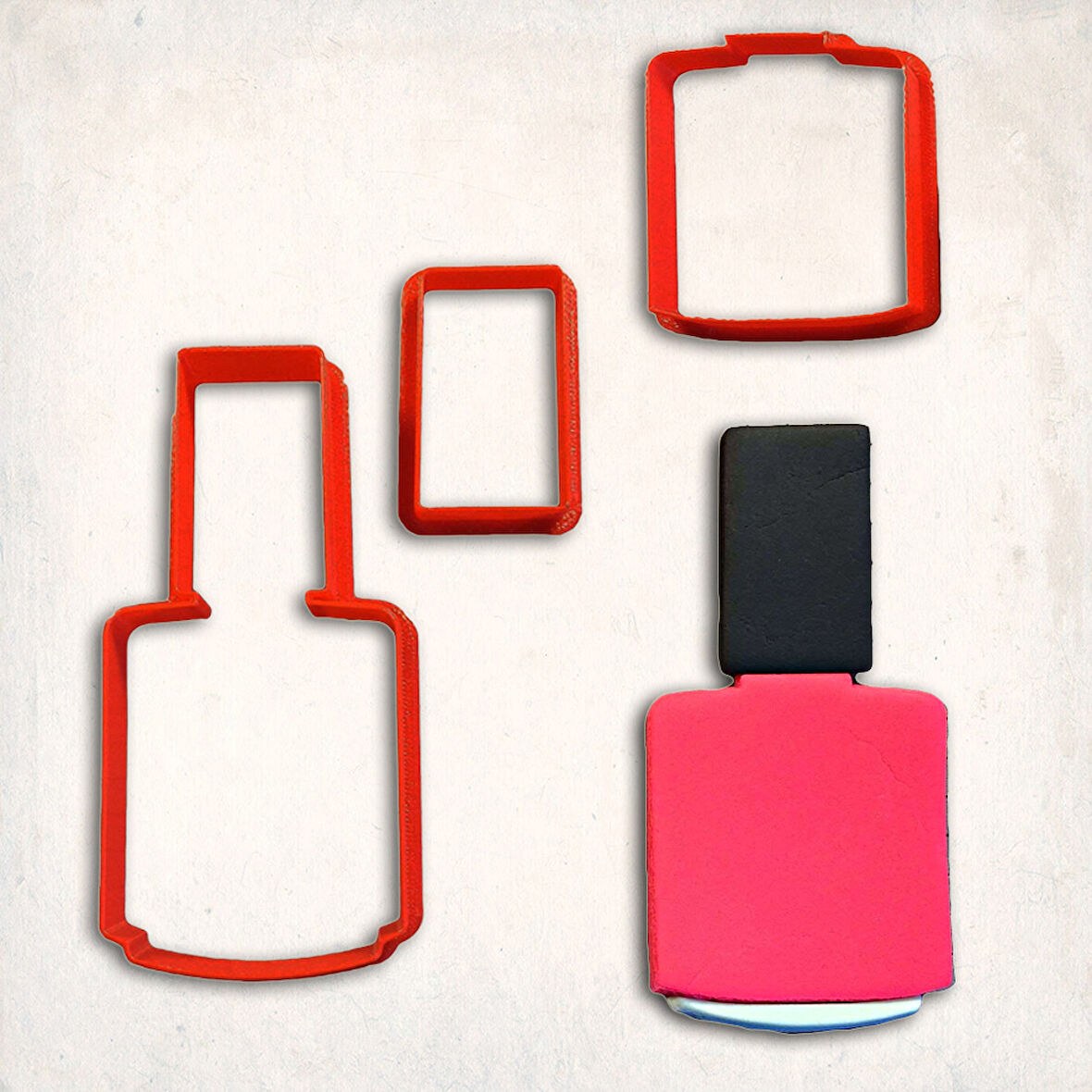 Oje Detay Kurabiye Kalıp Seti 3’lü