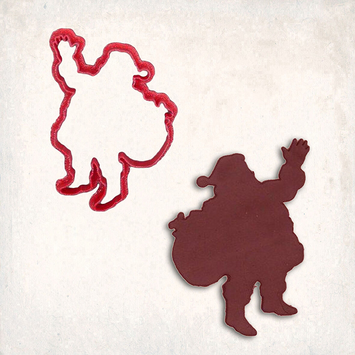 Noel Baba 1 Kurabiye Kalıbı Şekillendirici Kopat