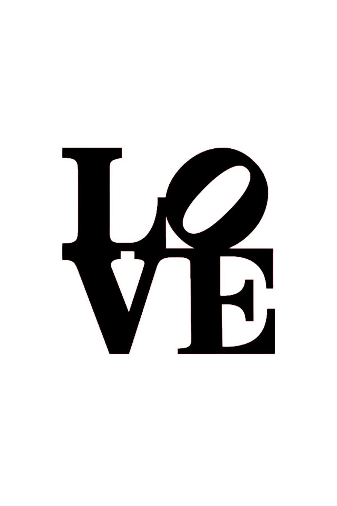 Love Sticker (Oto-Motor-Laptop-Duvar-Dekor) 15 x 15 cm