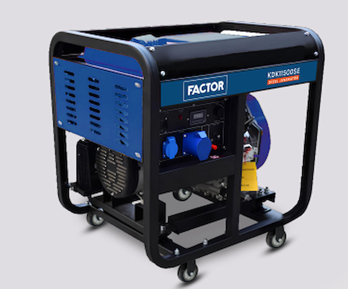 FACTOR KDK 11500 SE Dizel Jeneratör (11 Kva) Marşlı Monofaze