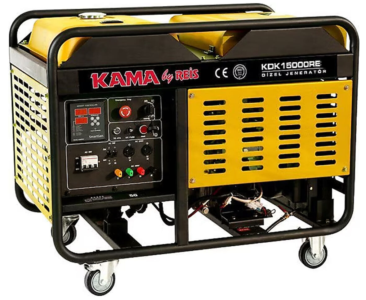 Kama By Reis KDK 15000 RE Dizel Jeneratör (15 Kva) Marşlı Monofaze