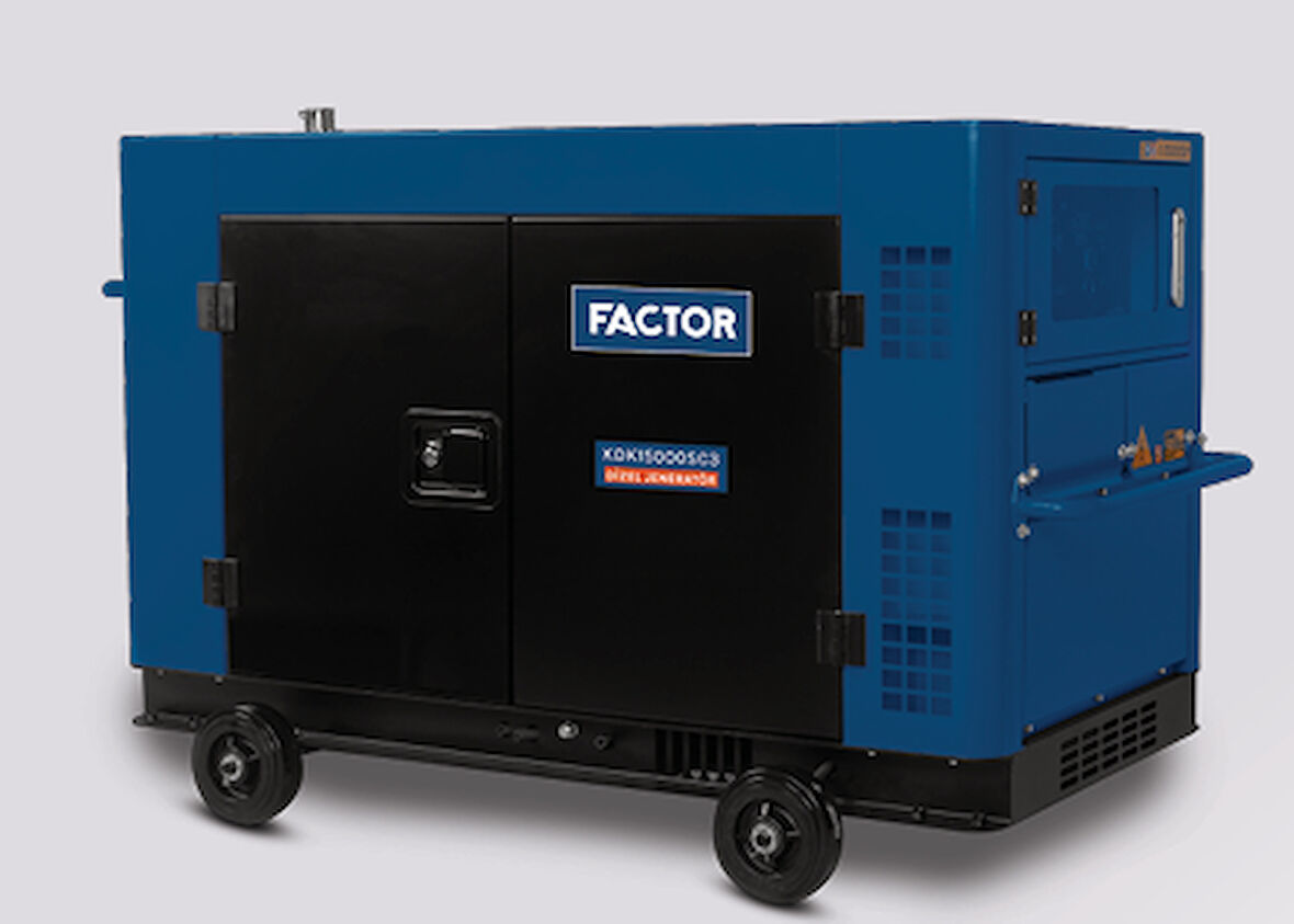 FACTOR  KDK15000SC3 DİZEL 3-FAZ JENERATÖR 15kVA
