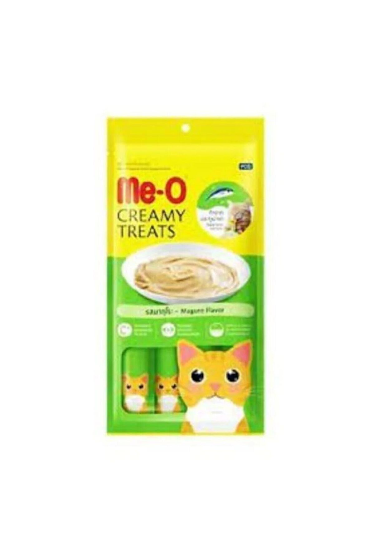 Creamy Treats Sarı Yüzgeçli Orkinos Balıklı Kedi Ödülü 4x15 gr (2 adet)