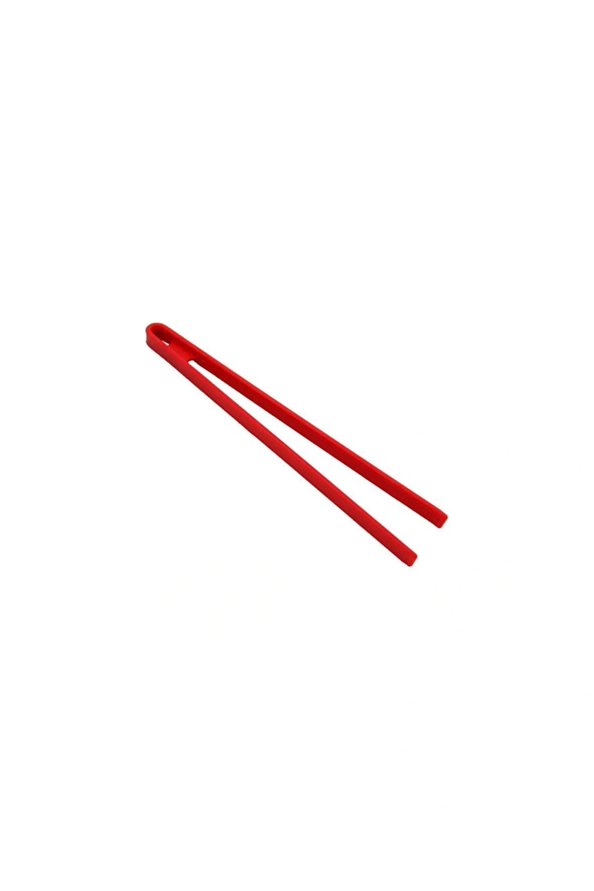 Silikon Kızartma Maşası Kırmızı 29 Cm - Büyük Boy Komple Silikon Maşa Kırmızı