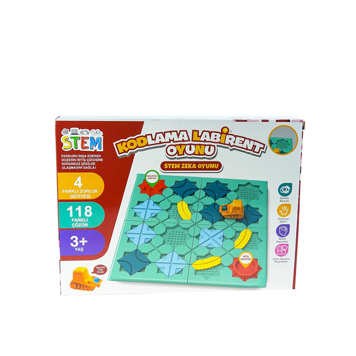 Kodlama Labirent Oyunu 4 Seviye Zorluk 118 Çözüm