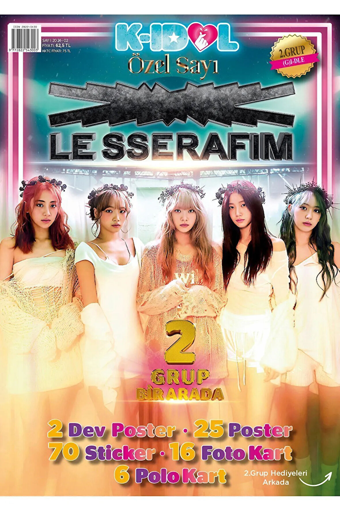 KIDOL DERGİ LE SSERAFIM - (G)I-DLE  ÖZEL SAYI