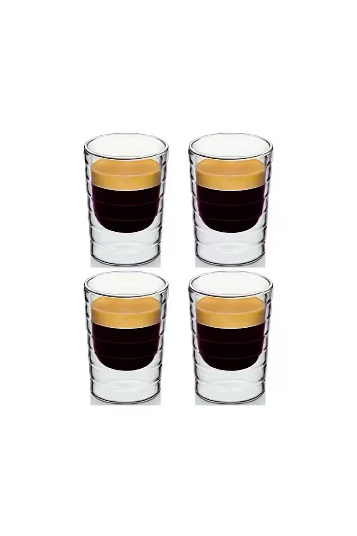 Yeni Stil Ekspresso Fincanı, Çay,meşrubat,latte,kahve Bardağı 160 ml 4 Adet - 2916